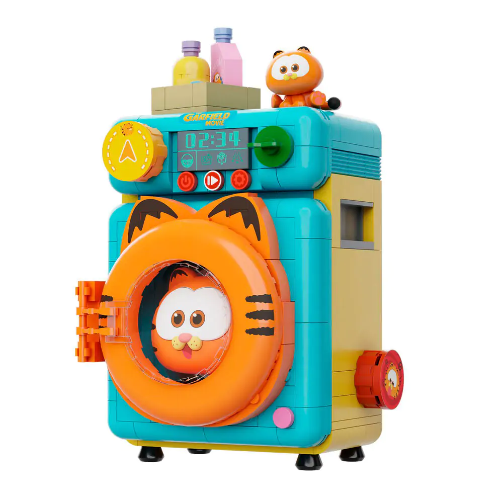 Garfield the Movie Fantastic Machines Washing Machine Construction Kit 284pcs product photo