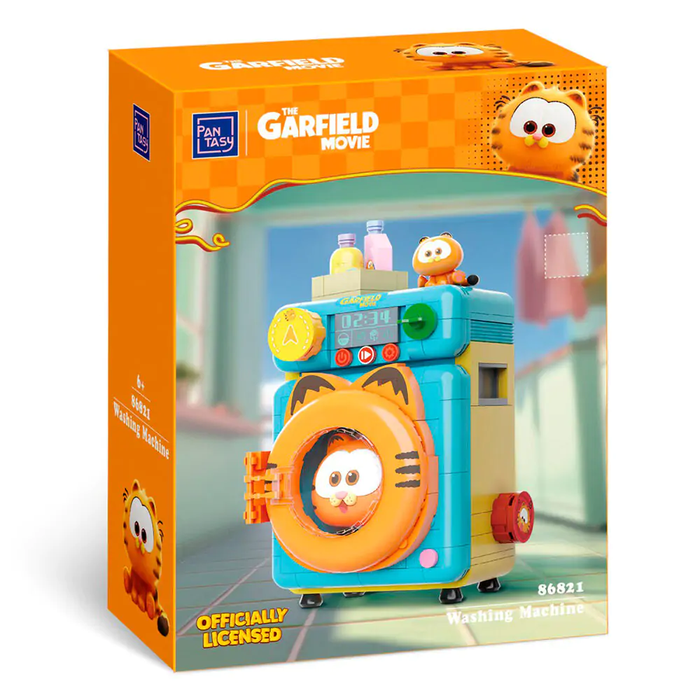 Garfield the Movie Fantastic Machines Washing Machine Construction Kit 284pcs product photo