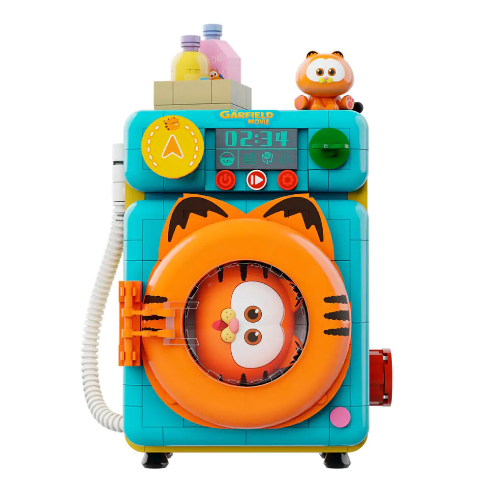 Garfield the Movie Fantastic Machines Washing Machine Construction Kit 284pcs product photo
