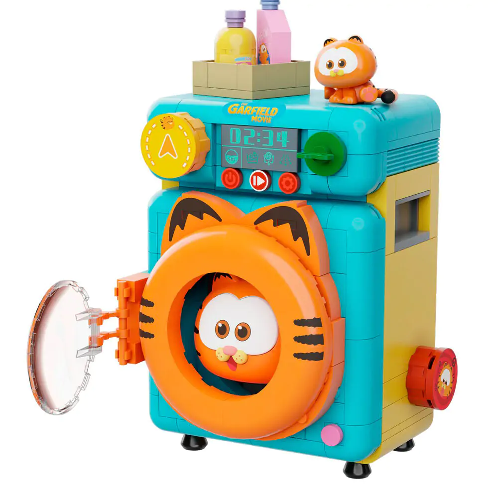 Garfield the Movie Fantastic Machines Washing Machine Construction Kit 284pcs product photo
