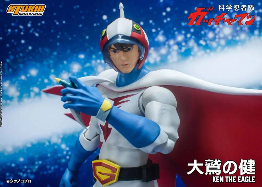Gatchaman Action Figure 1/12 Ken the Eagle 18 cm product photo