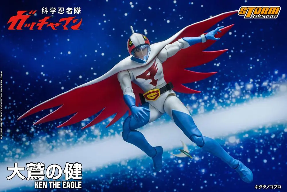 Gatchaman Action Figure 1/12 Ken the Eagle 18 cm product photo