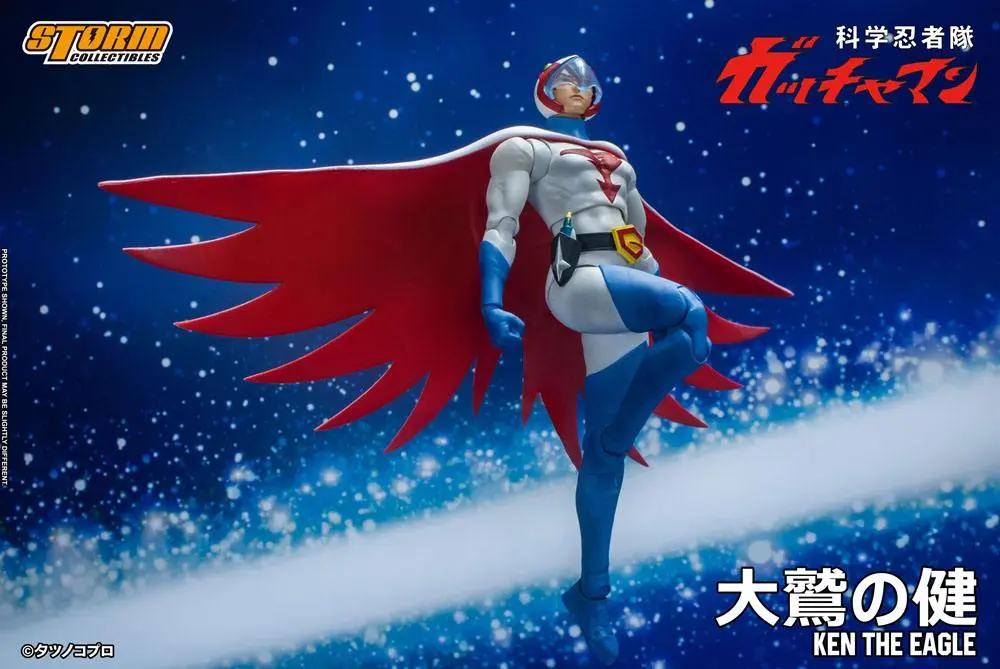 Gatchaman Action Figure 1/12 Ken the Eagle 18 cm product photo