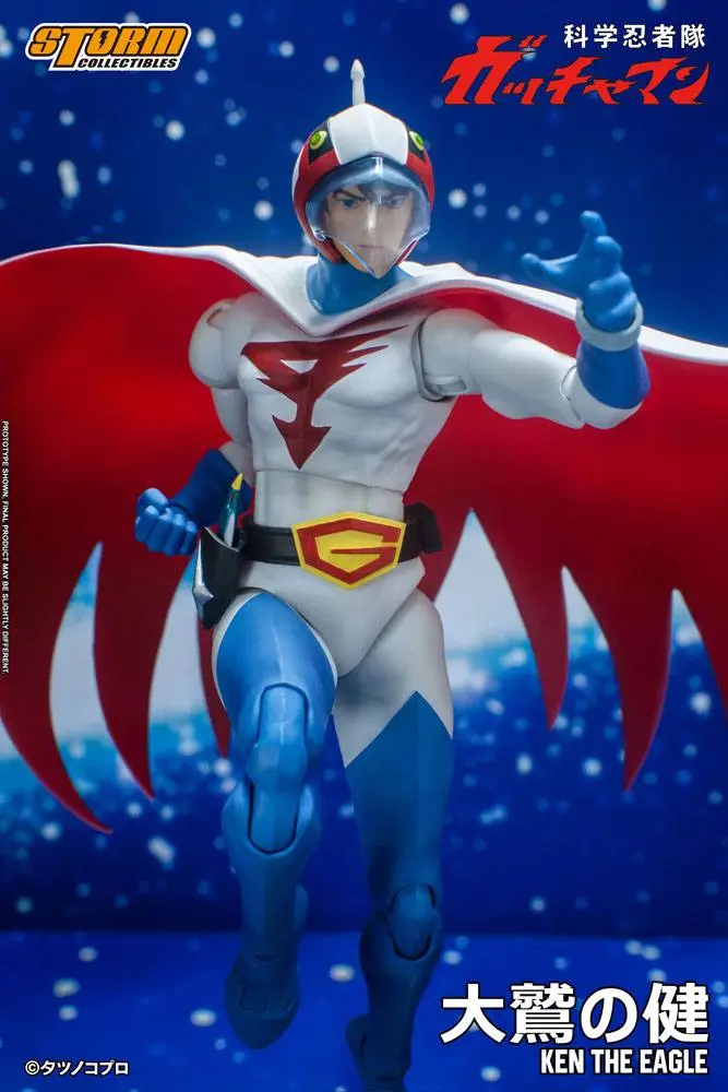 Gatchaman Action Figure 1/12 Ken the Eagle 18 cm product photo