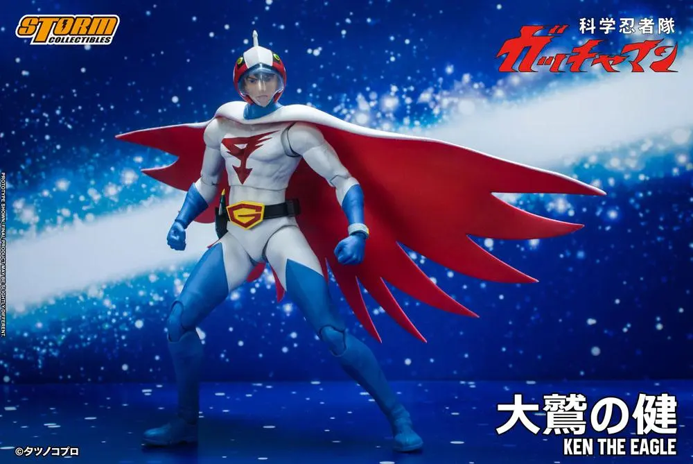 Gatchaman Action Figure 1/12 Ken the Eagle 18 cm product photo