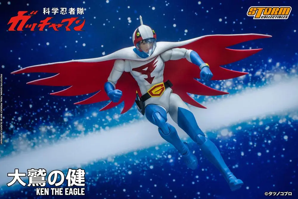 Gatchaman Action Figure 1/12 Ken the Eagle 18 cm product photo