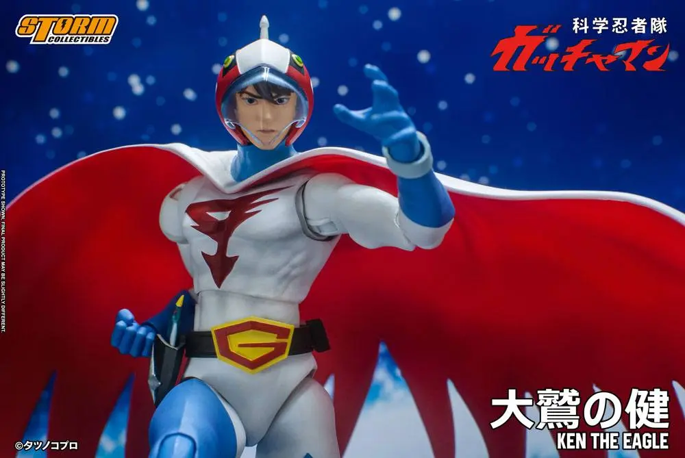 Gatchaman Action Figure 1/12 Ken the Eagle 18 cm product photo