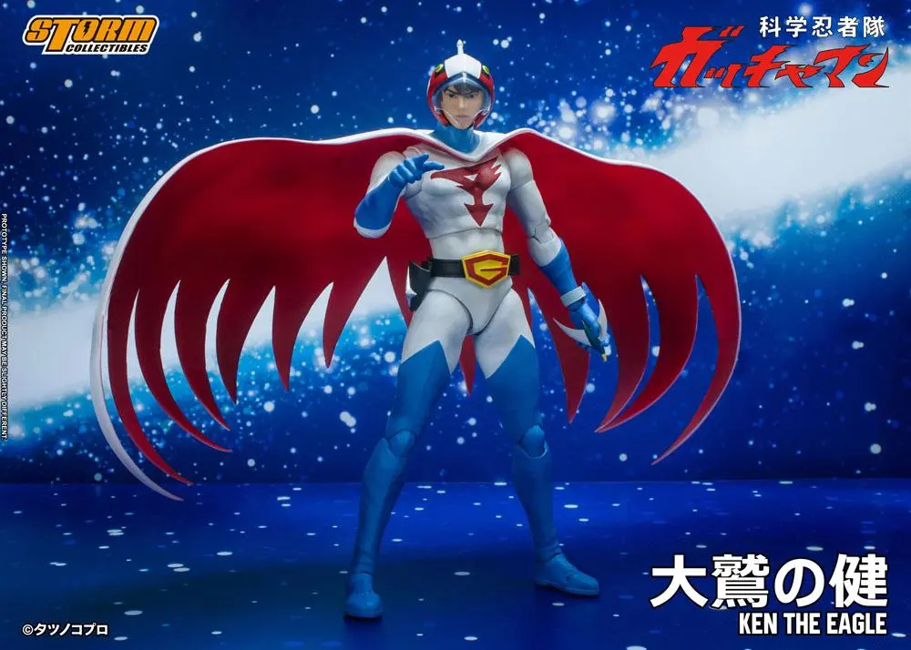Gatchaman Action Figure 1/12 Ken the Eagle 18 cm product photo