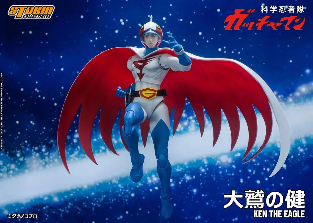 Gatchaman Action Figure 1/12 Ken the Eagle 18 cm product photo