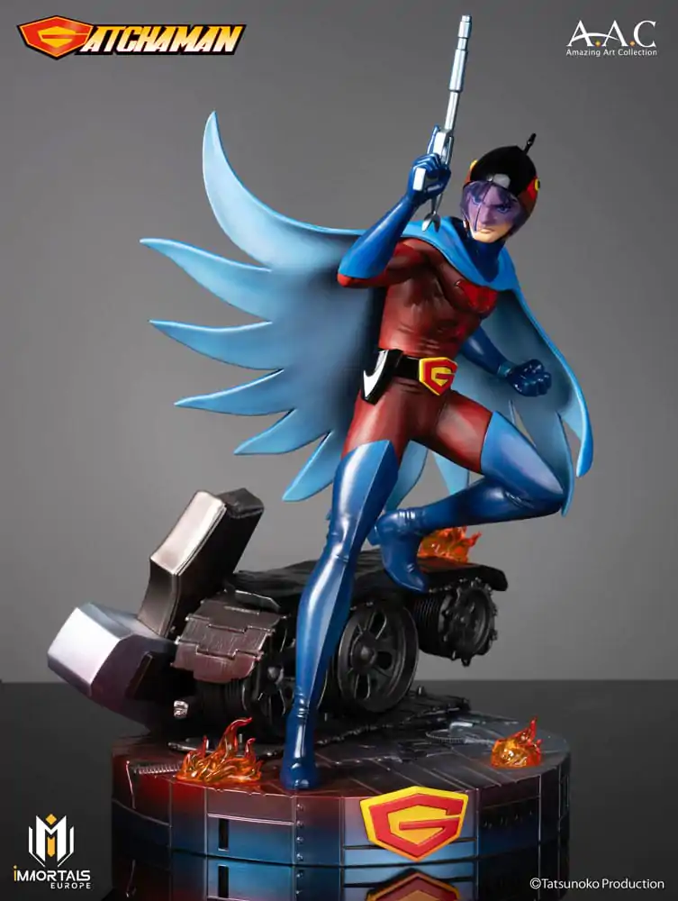 Gatchaman Amazing Art Collection Statue Joe the Condor, Expert in Shooting 34 cm termékfotó