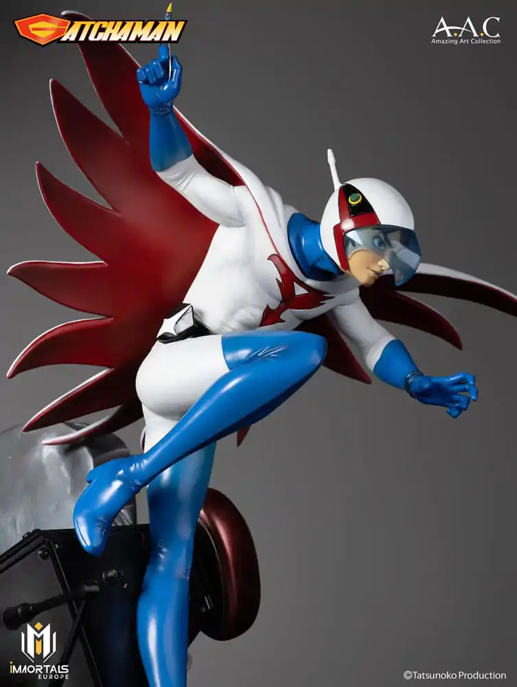 Gatchaman Amazing Art Collection Statue Ken the Eagle, The Leader of the Science Ninja Team 34 cm termékfotó