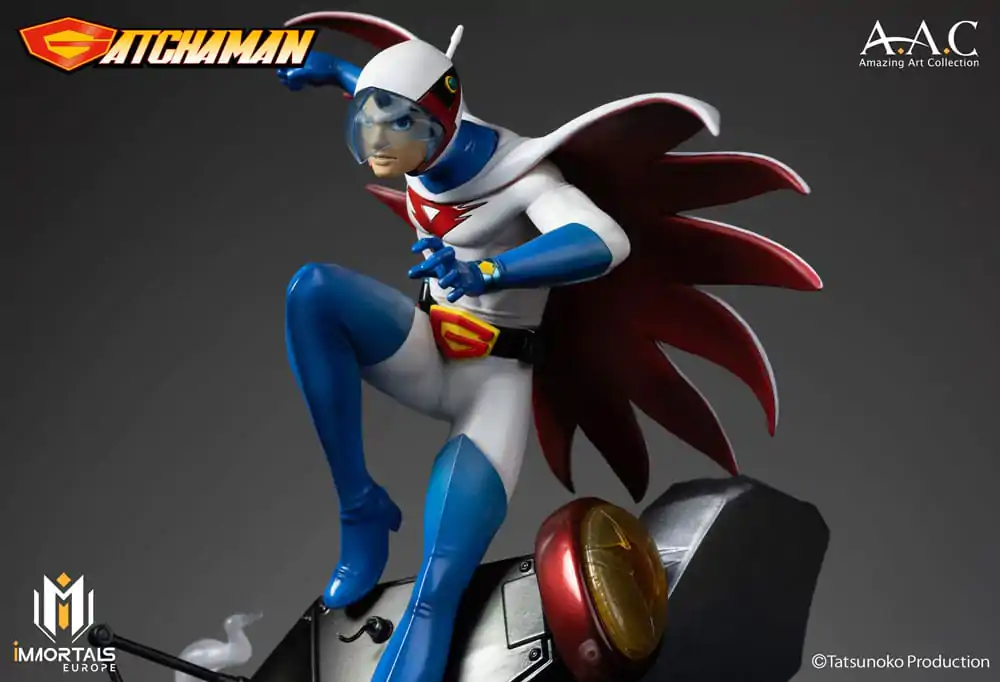 Gatchaman Amazing Art Collection Statue Ken the Eagle, The Leader of the Science Ninja Team 34 cm termékfotó