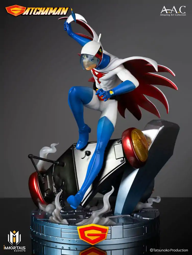 Gatchaman Amazing Art Collection Statue Ken the Eagle, The Leader of the Science Ninja Team 34 cm termékfotó