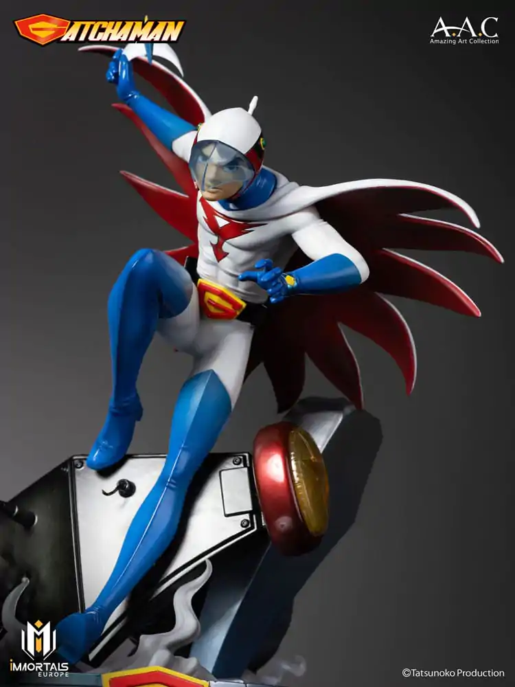 Gatchaman Amazing Art Collection Statue Ken the Eagle, The Leader of the Science Ninja Team 34 cm termékfotó