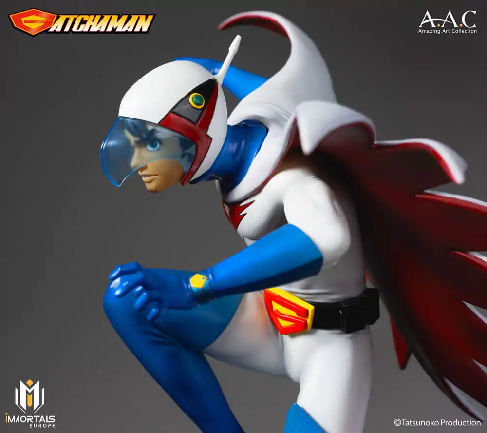 Gatchaman Amazing Art Collection Statue Ken the Eagle, The Leader of the Science Ninja Team 34 cm termékfotó