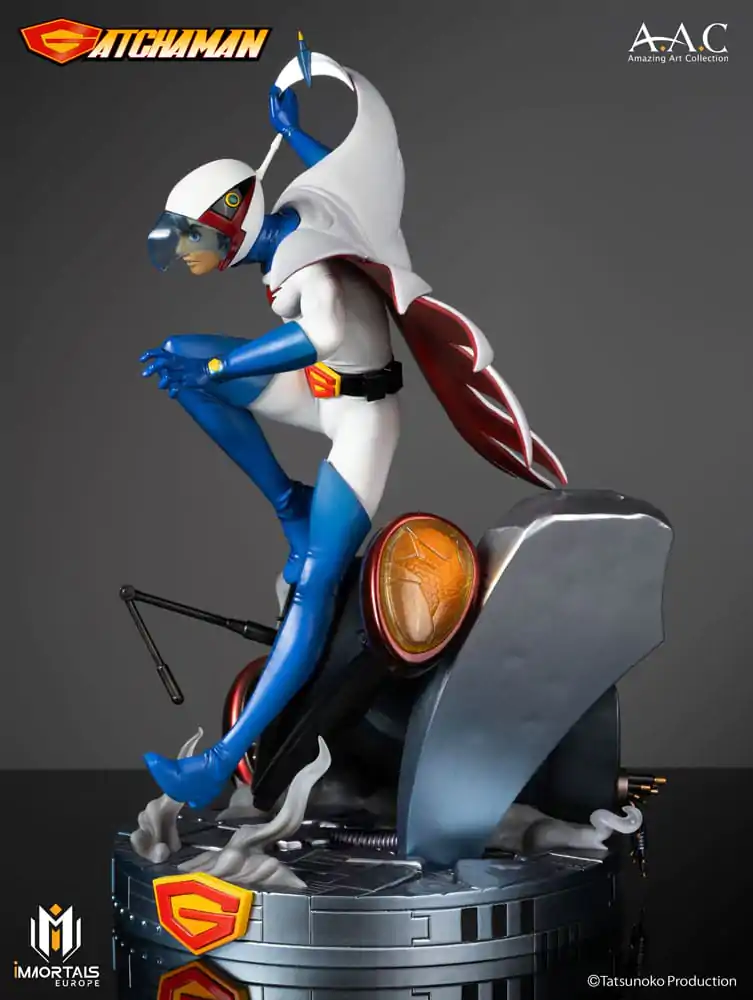 Gatchaman Amazing Art Collection Statue Ken the Eagle, The Leader of the Science Ninja Team 34 cm termékfotó