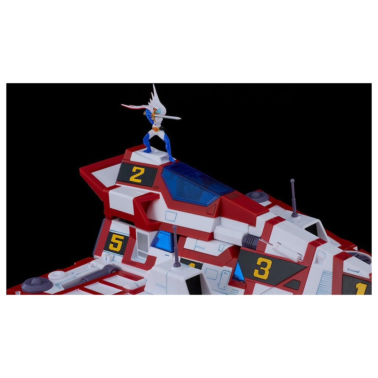 Gatchaman Fighter Moderoid Plastic Model Kit Gatcha Spartan Unite Color Ver. 33 cm        product photo