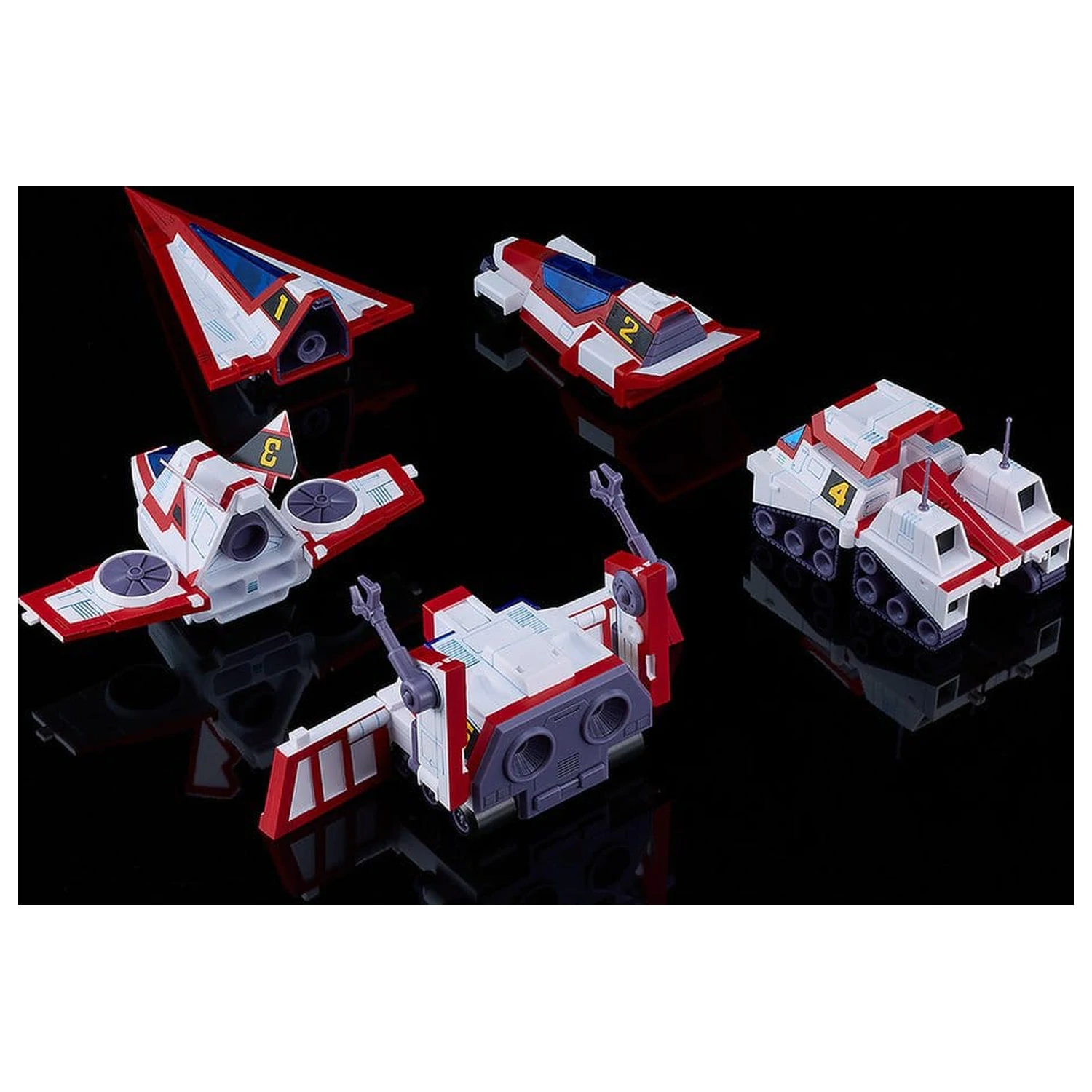 Gatchaman Fighter Moderoid Plastic Model Kit Gatcha Spartan Unite Color Ver. 33 cm        product photo