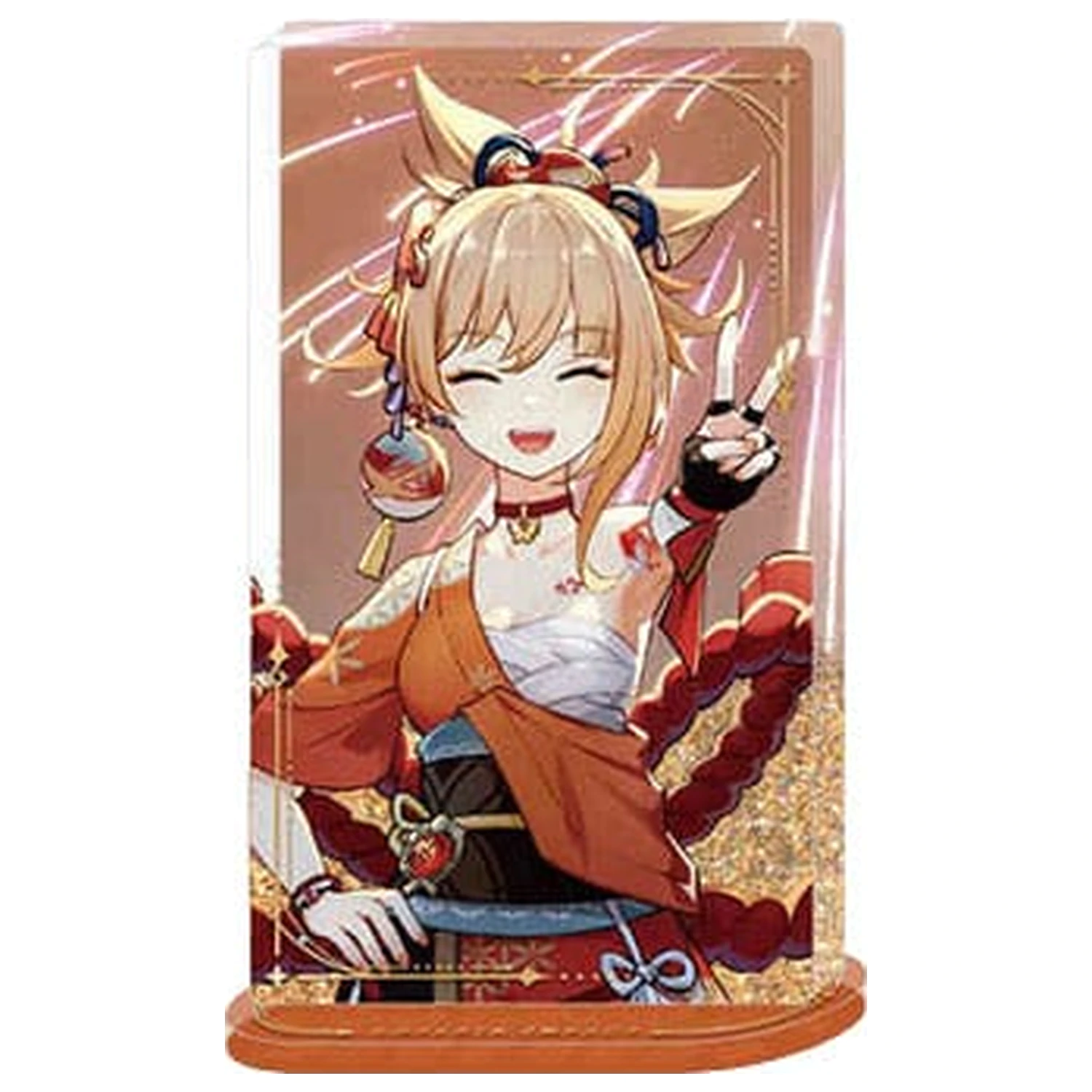 Genshin Impact Acryl Ornament with Glitter: Yoimiya 11 cm    product photo