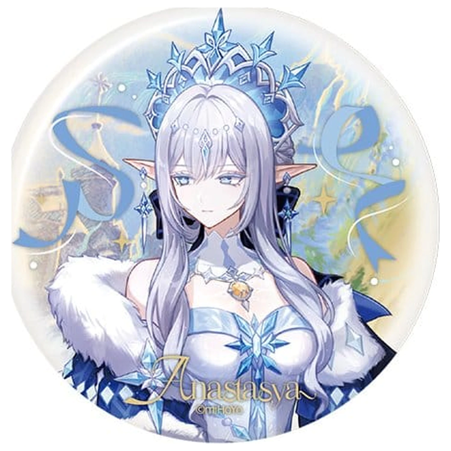 Genshin Impact Anniversary Celebration Series Pin Badge Anastasya 6th Anniversary 7 cm product photo