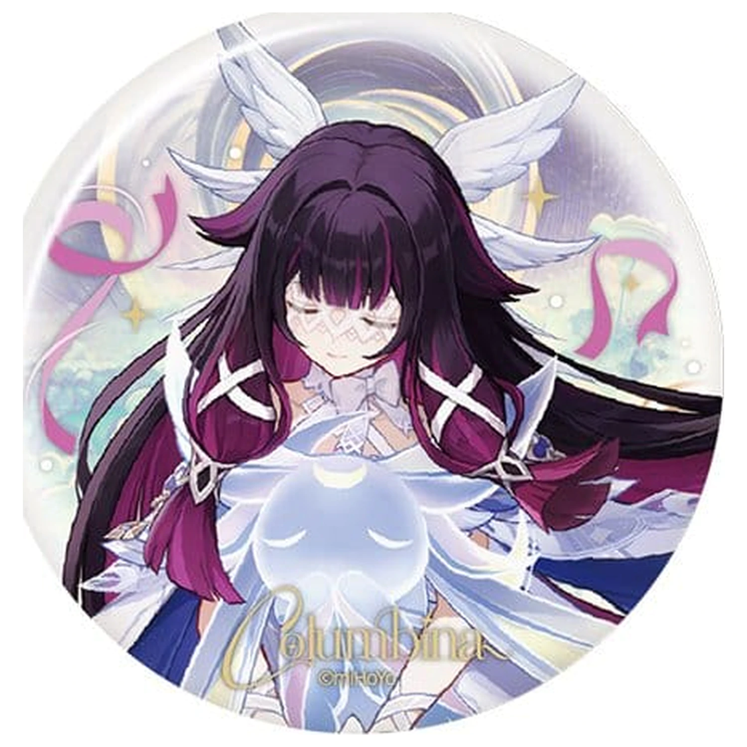 Genshin Impact Anniversary Celebration Series Pin Badge Columbina 6th Anniversary 7 cm product photo