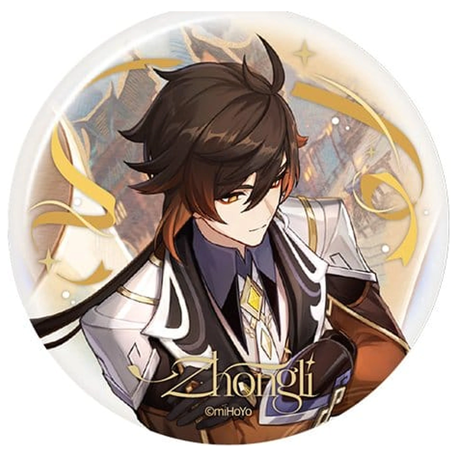 Genshin Impact Anniversary Celebration Series Pin Badge Zhongli 6th Anniversary 7 cm product photo