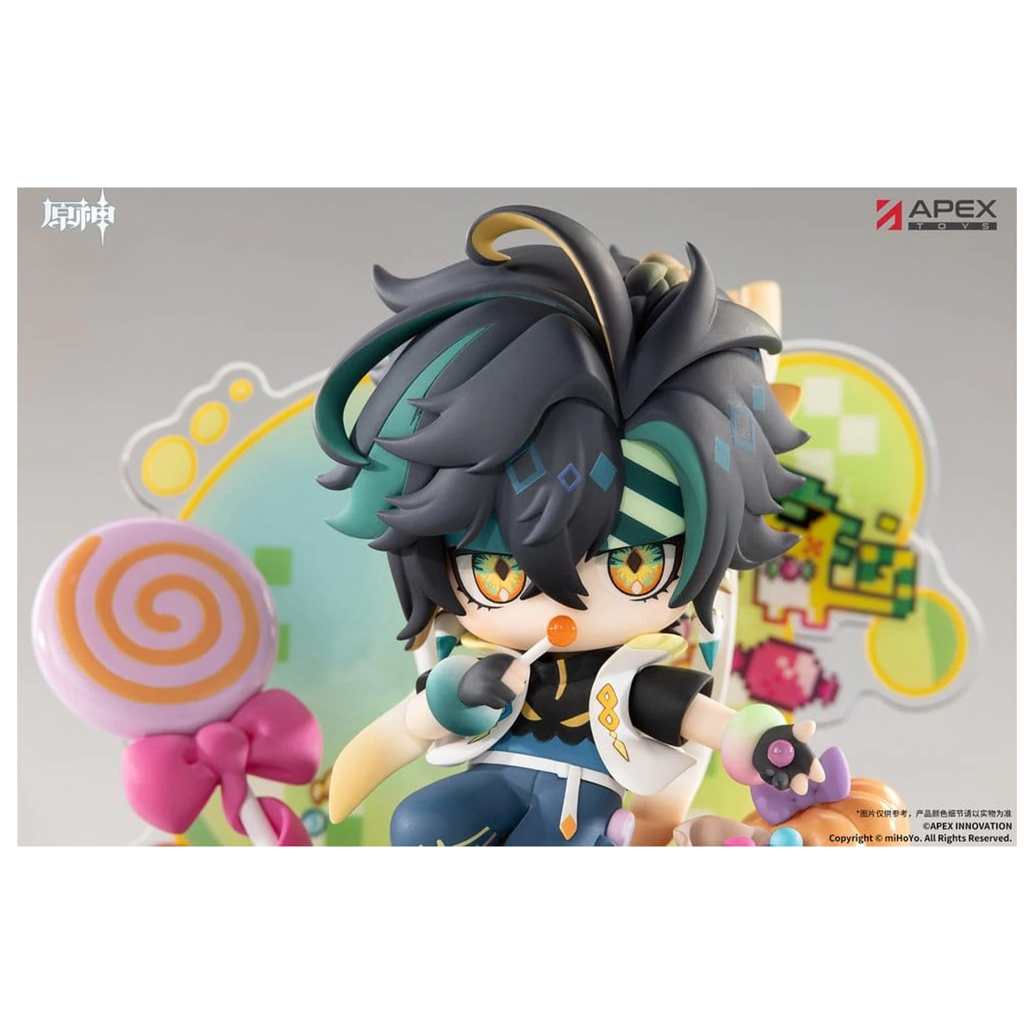 Genshin Impact Chibi Chara PVC Figure You Ye Qi Xiang Series Kinich 11 cm product photo