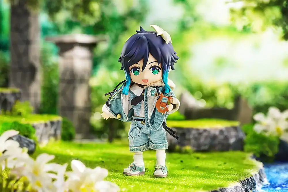 Genshin Impact Nendoroid Doll Action Figure Venti: Blue Ballad Ver. 14 cm product photo