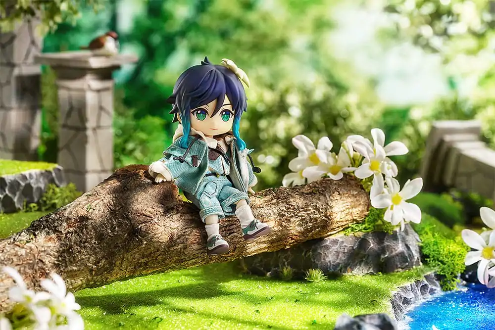 Genshin Impact Nendoroid Doll Action Figure Venti: Blue Ballad Ver. 14 cm product photo