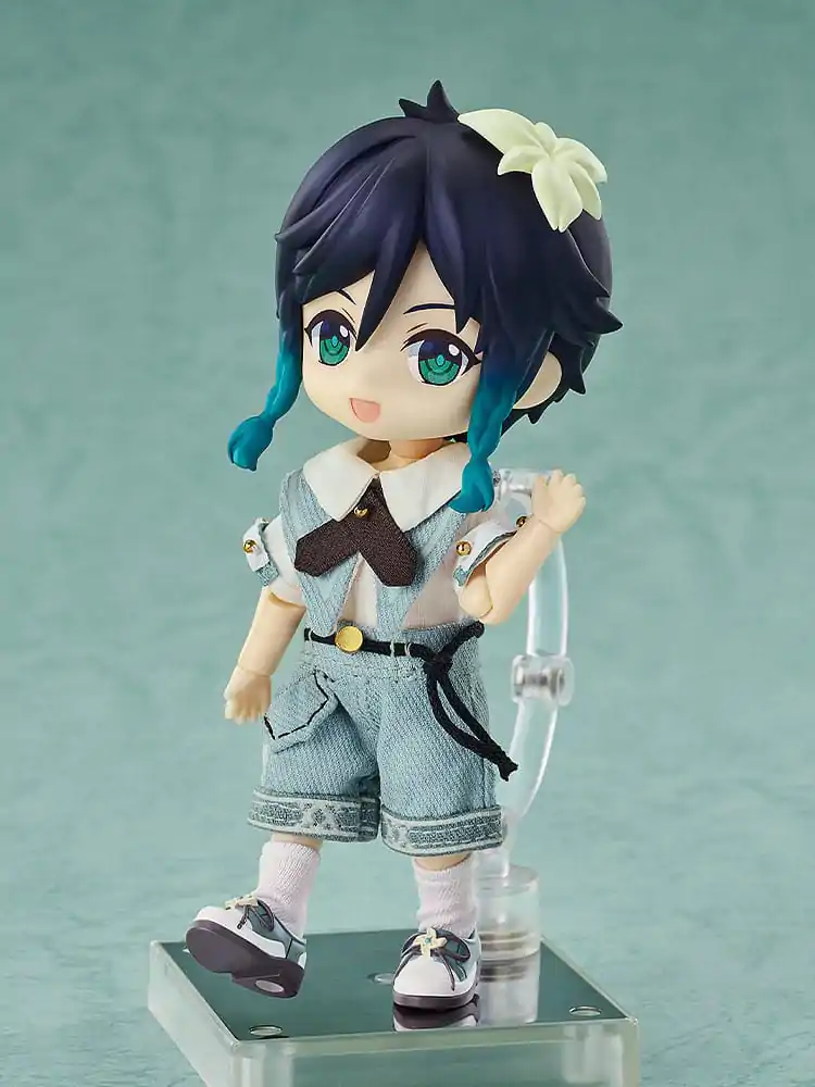 Genshin Impact Nendoroid Doll Action Figure Venti: Blue Ballad Ver. 14 cm product photo