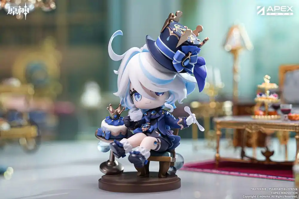 Genshin Impact PVC Statue Furina Amai Gogo no Sanbika Chibi Chara Ver. 13 cm product photo