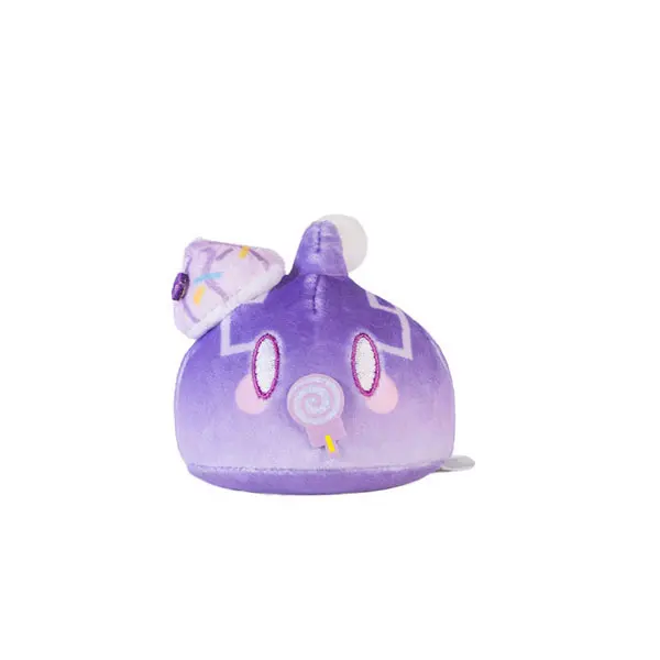 Genshin Impact Slime Sweets Party Series Plush Figure Electro Slime Blueberry Candy Style 7cm product photo