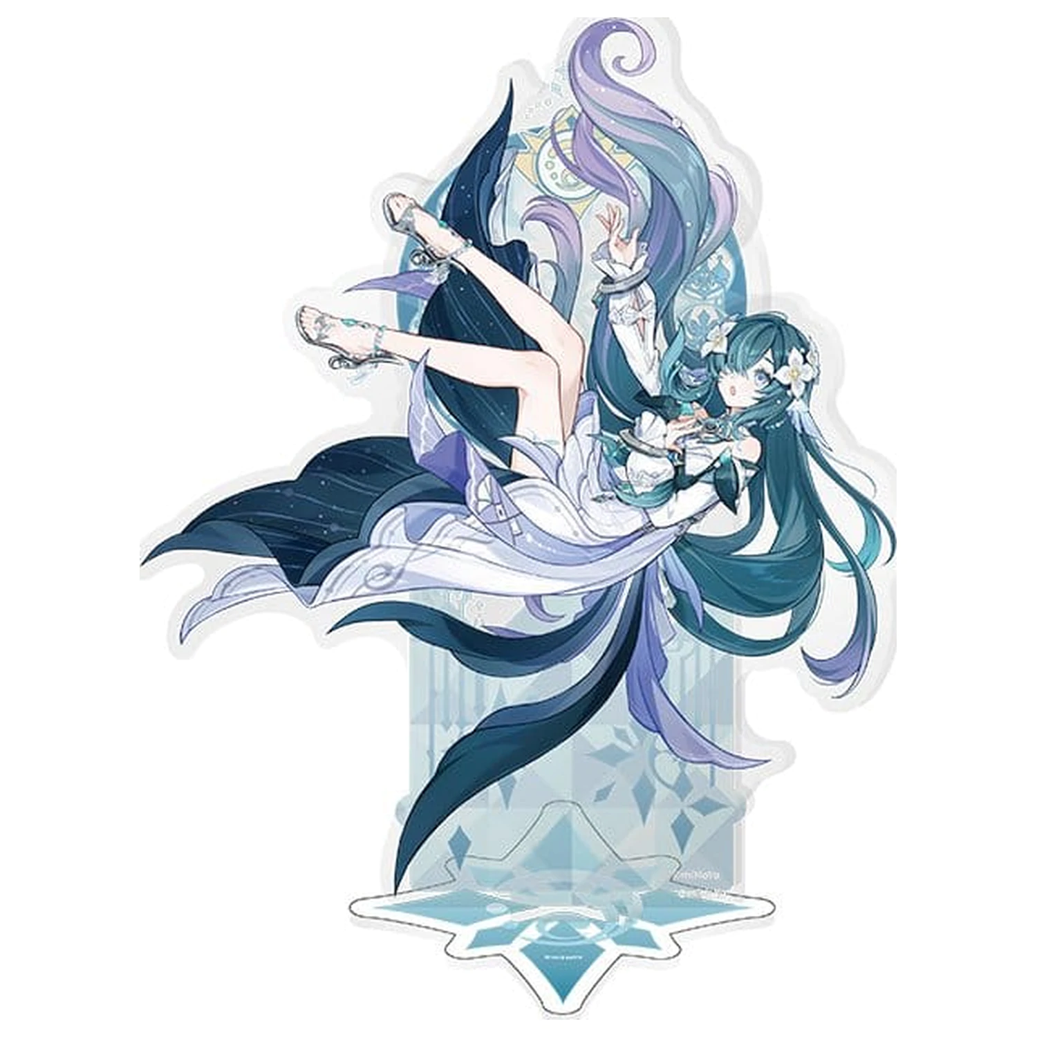 Genshin Impact Snezhnaya Themed Series Acrylic Standee Vodyanitsa 19 cm product photo