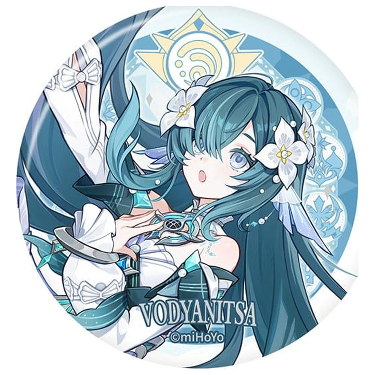 Genshin Impact Snezhnaya Themed Series Pin Badge Vodyanitsa 8 cm product photo