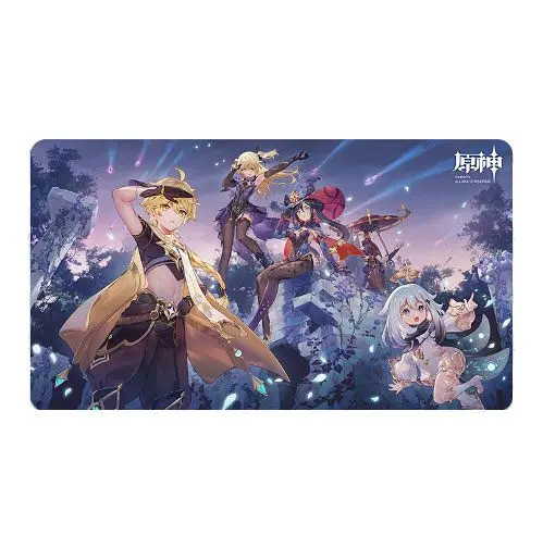 Genshin Impact Unreconciled Stars Mousepad Aether, Fischl, Mona, Paimon & Scaramouche 70 x 40 cm product photo