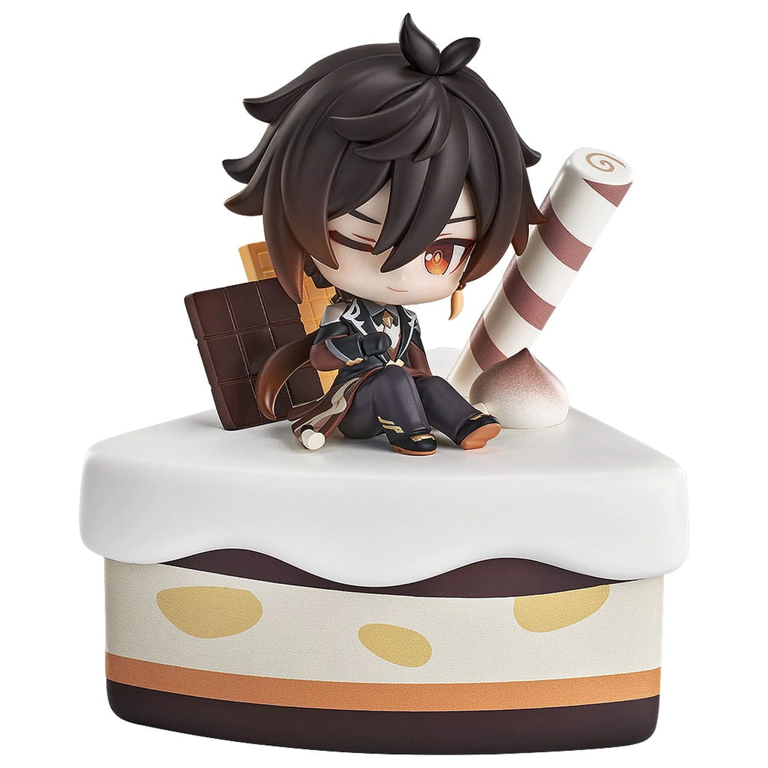 Genshin Impact Wondrous Travels Series Figure Zhongli Chibi 12 cm       product photo