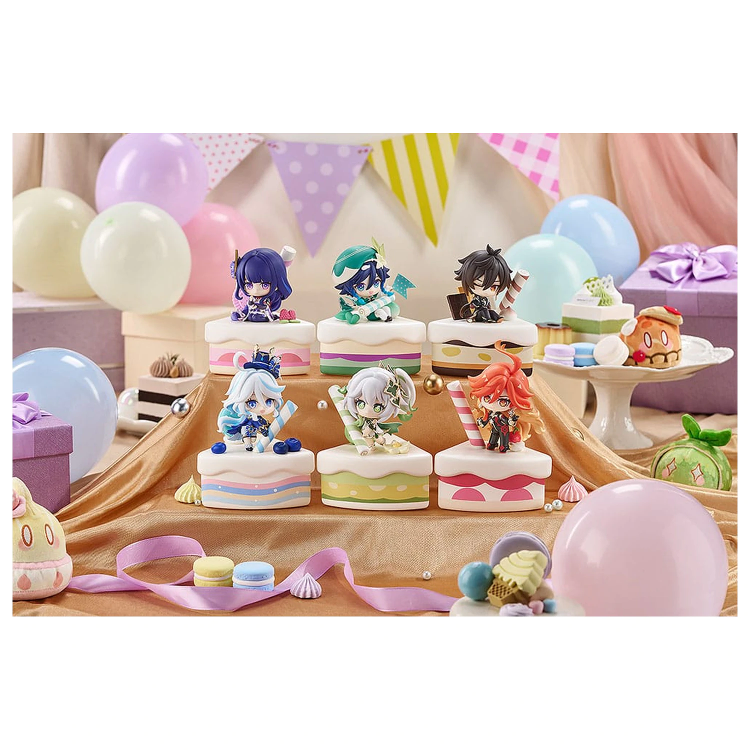 Genshin Impact Wondrous Travels Series Figure Zhongli Chibi 12 cm       product photo