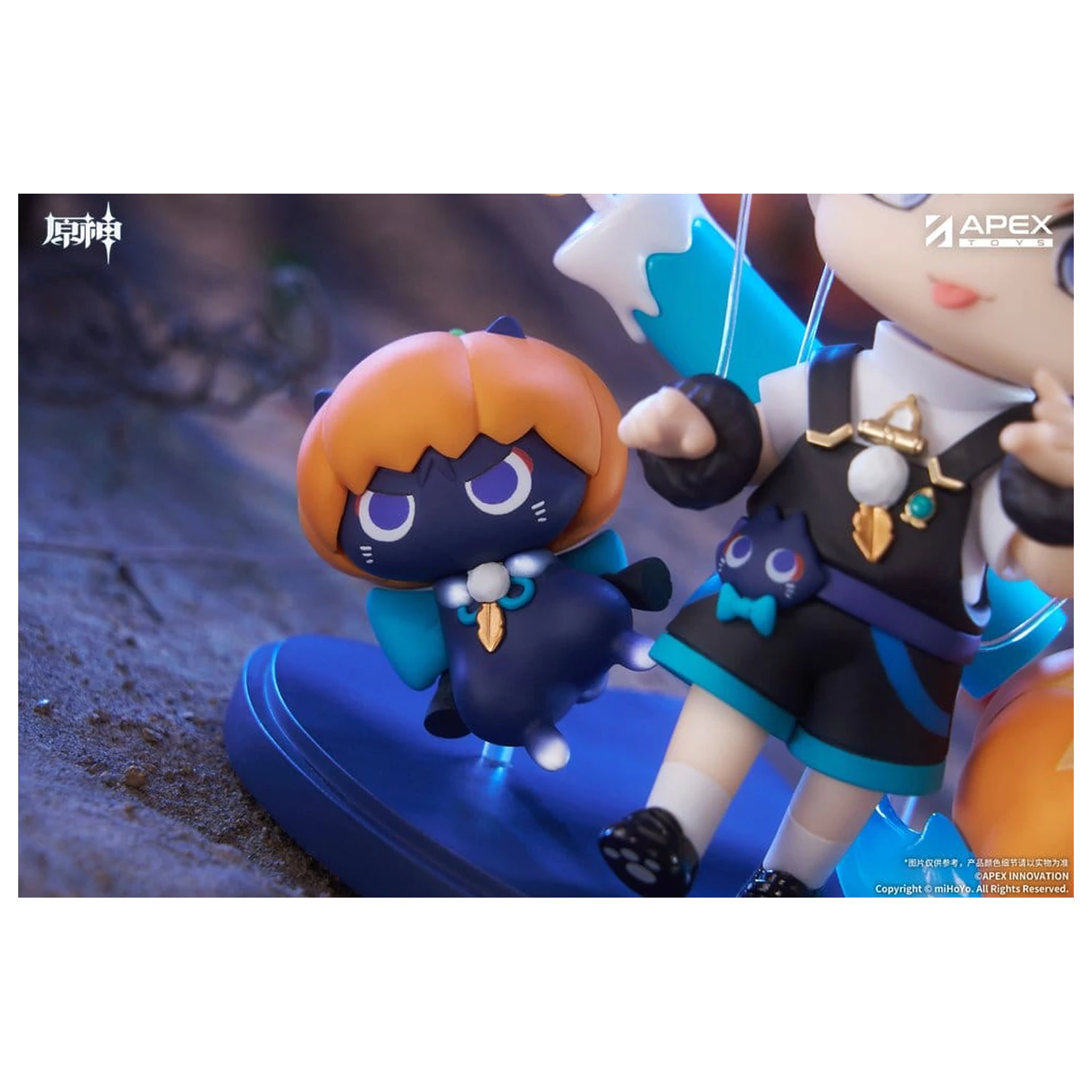Genshin Impact You Ye Qi Xiang Series Chibi Chara PVC Statue Wanderer 10 cm     product photo