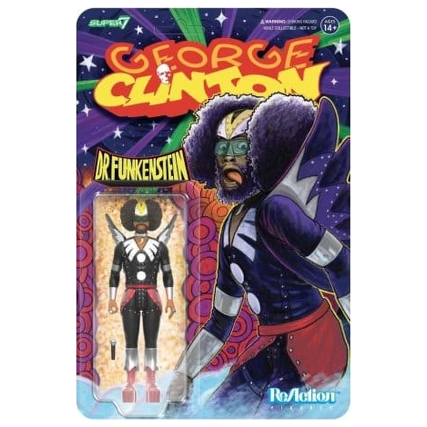 George Clinton ReAction Action Figure Wave 01 George Clinton Dr. Funkenstein product photo