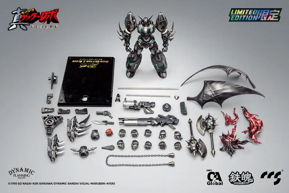 Getter Robo Armageddon Action Figure Shin Getter-1 Black Alloy 25 cm product photo