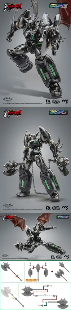 Getter Robo Armageddon Action Figure Shin Getter-1 Black Alloy 25 cm product photo