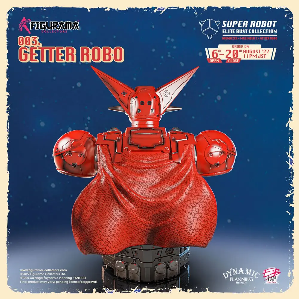 Getter Robo Super Robot Elite Bust 1/3 Getter Robo 26 cm termékfotó