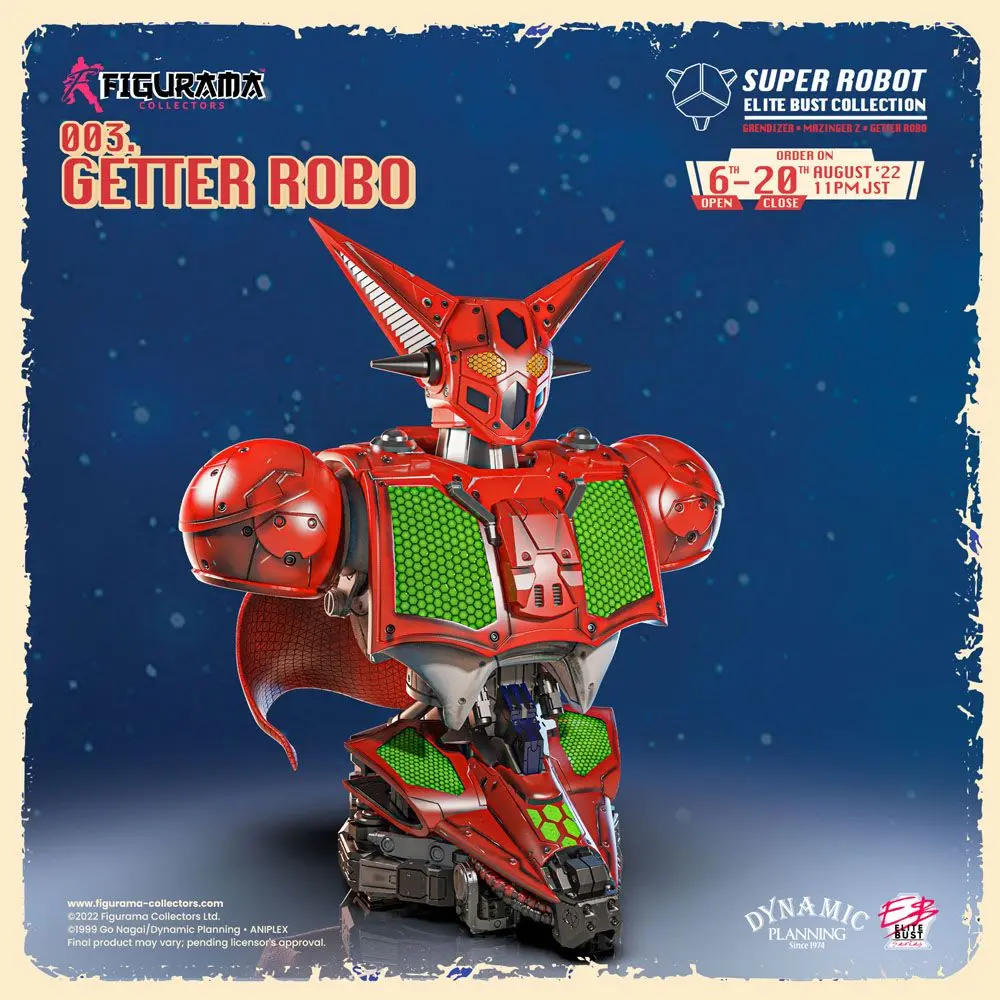 Getter Robo Super Robot Elite Bust 1/3 Getter Robo 26 cm termékfotó