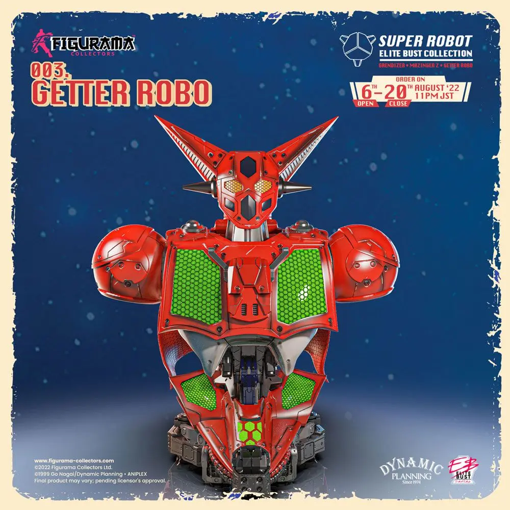 Getter Robo Super Robot Elite Bust 1/3 Getter Robo 26 cm termékfotó