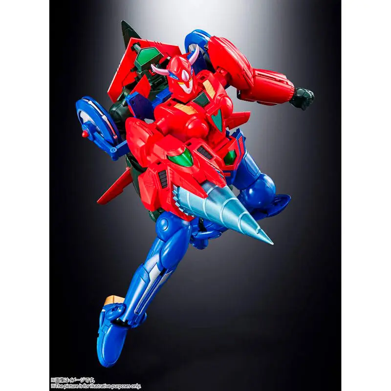 Getter Robot Go Soul of Chogokin Diecast Action Figure GX-96 Getter Robot Go 18 cm product photo