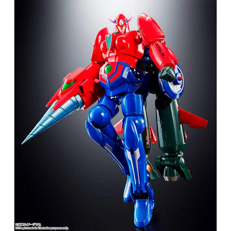 Getter Robot Go Soul of Chogokin Diecast Action Figure GX-96 Getter Robot Go 18 cm product photo