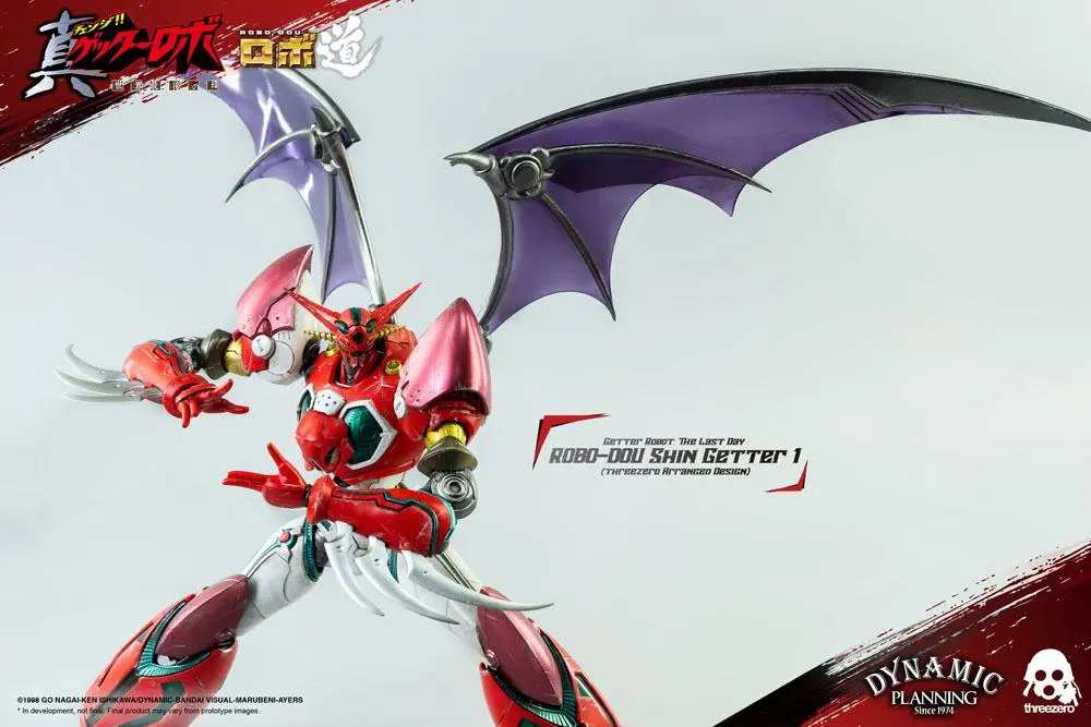 Getter Robot: The Last Day Robo-Dou Action Figure Shin Getter 1 Anime Color Version 23 cm product photo