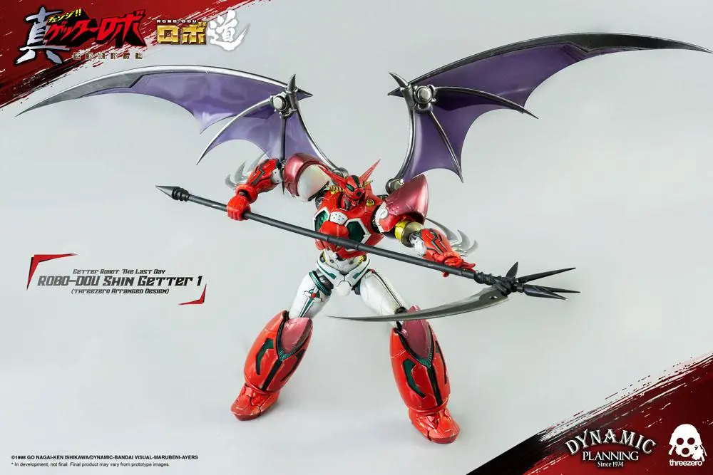 Getter Robot: The Last Day Robo-Dou Action Figure Shin Getter 1 Anime Color Version 23 cm product photo