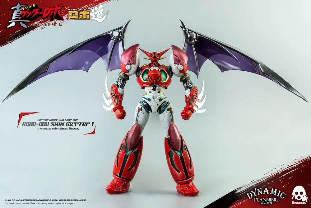 Getter Robot: The Last Day Robo-Dou Action Figure Shin Getter 1 Anime Color Version 23 cm product photo