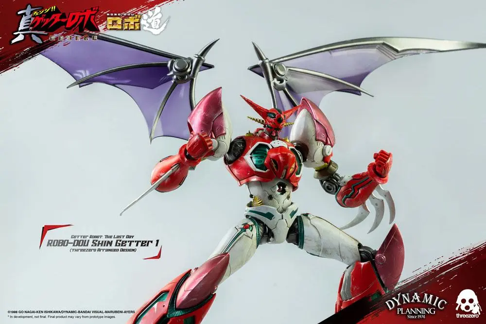 Getter Robot: The Last Day Robo-Dou Action Figure Shin Getter 1 Anime Color Version 23 cm product photo